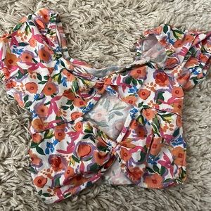 Floral top size 13-14 from Zara kids